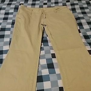 Bootcut cotton short pants